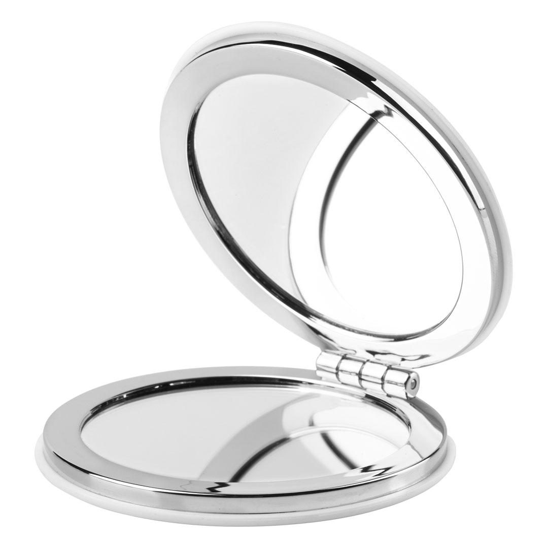 BELLA, pasqyrë plastike e rrumbullakët e bardhë