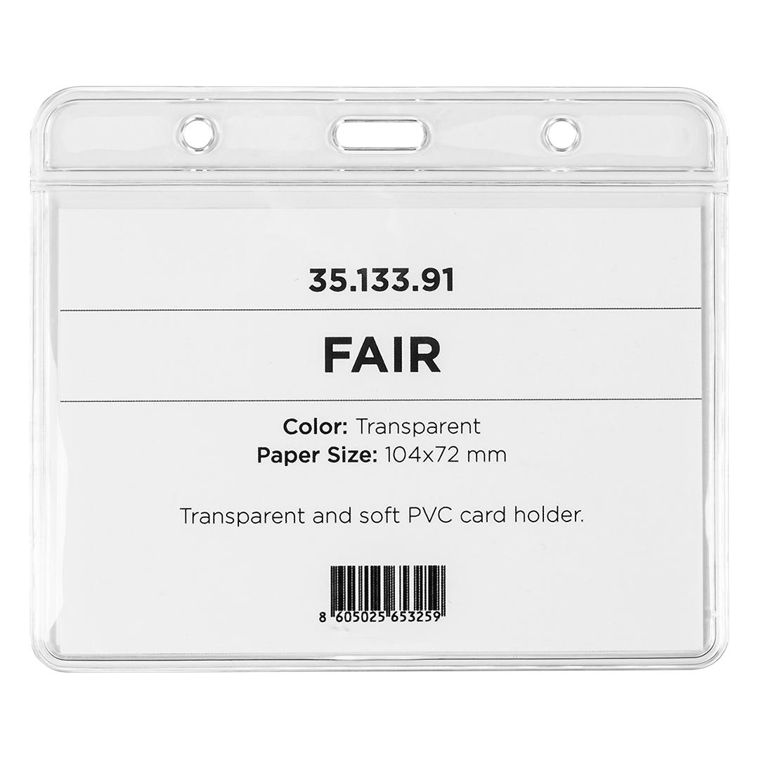 FAIR, mbajtësi plastik i kartës së identitetit