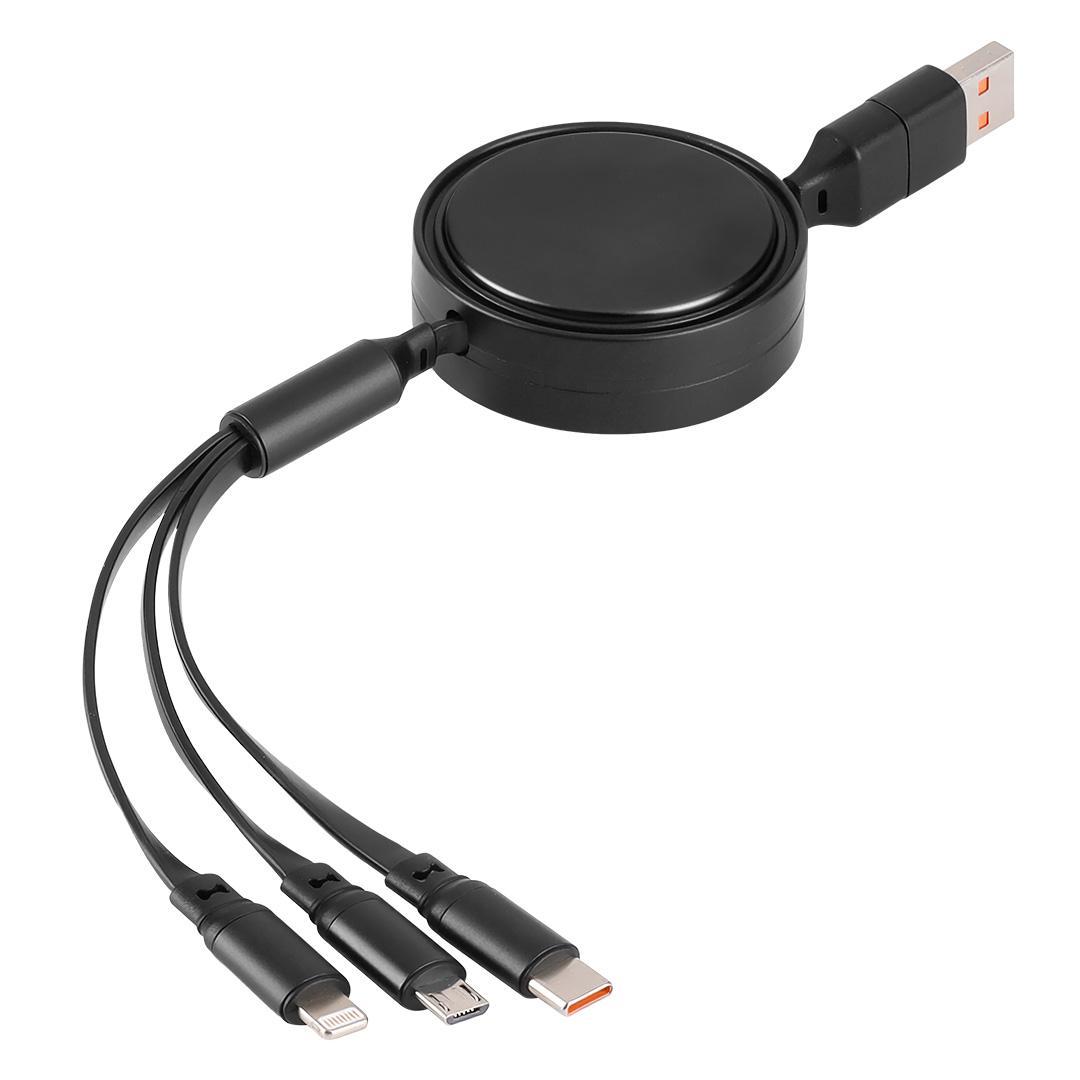 INDUCTOR 60W 6IN1, kabllo usb type-c për karikim dhe të dhëna, 6 në 1, 60w