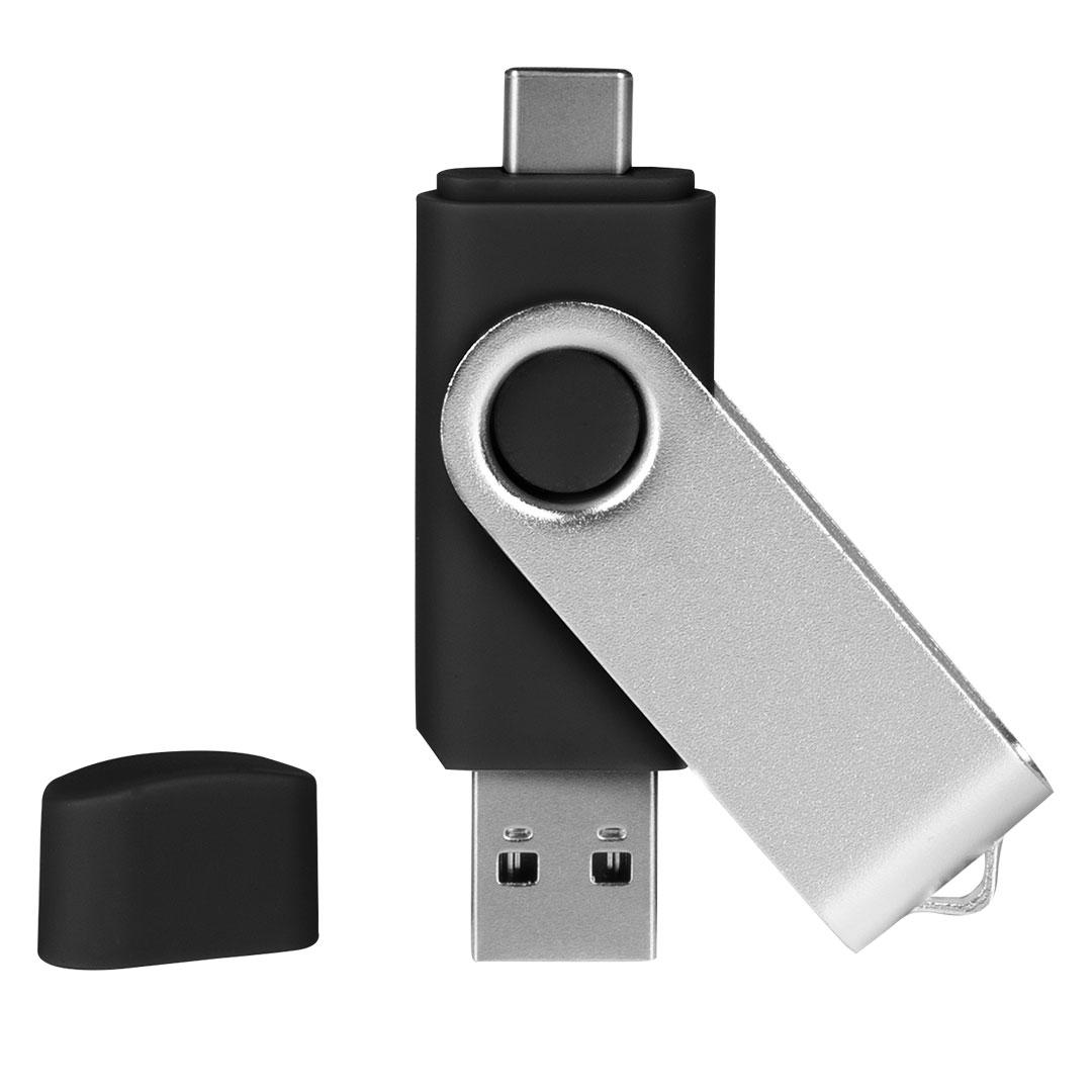 SMART C SILVER, usb flash drive, e zezë, 8GB