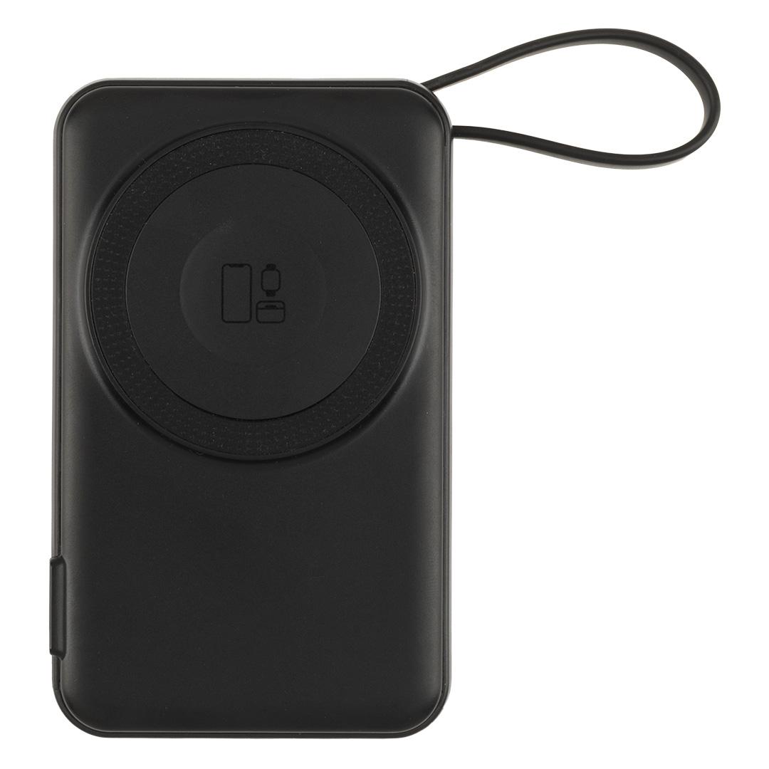 EDISON 10PD 35W, karikues universal udhëtimi bateri ndihmëse, 10.000 mah, 35w, me magnet dhe kabllo tërheqëse