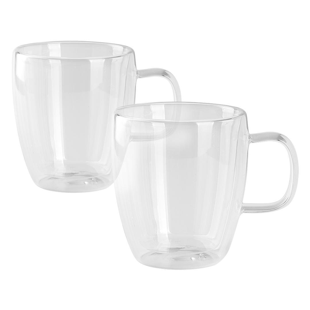 PIGNA MAXI, set me dy filxhanë xhami me mur të dyfishtë, 2 x 330 ml